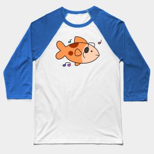 Headphones Fish Baseball T-Shirt